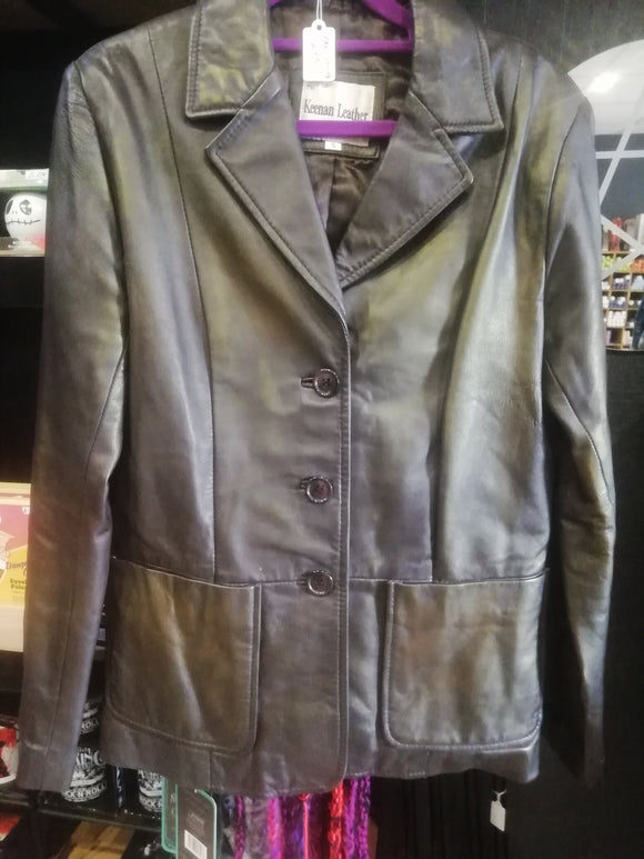 Ladies leather coat, Small