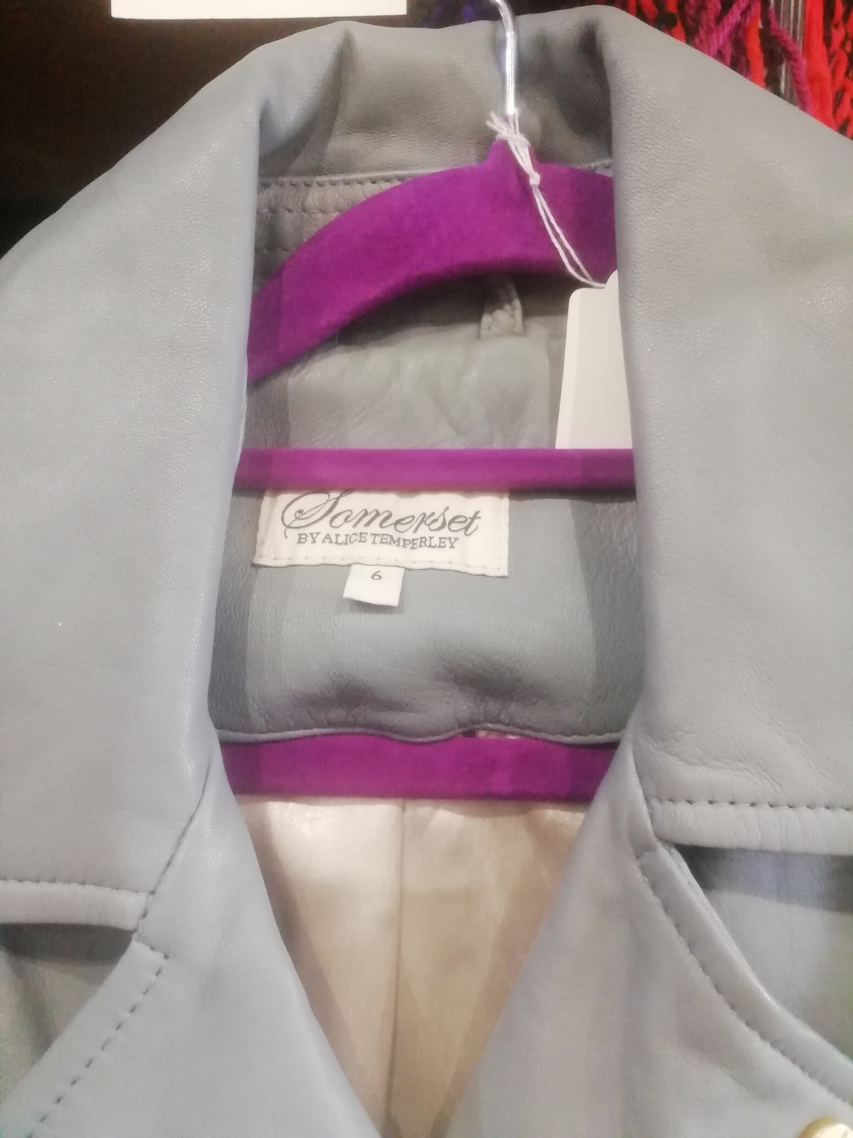 Leather jacket, Somerset by Alice Temperley, Size 6