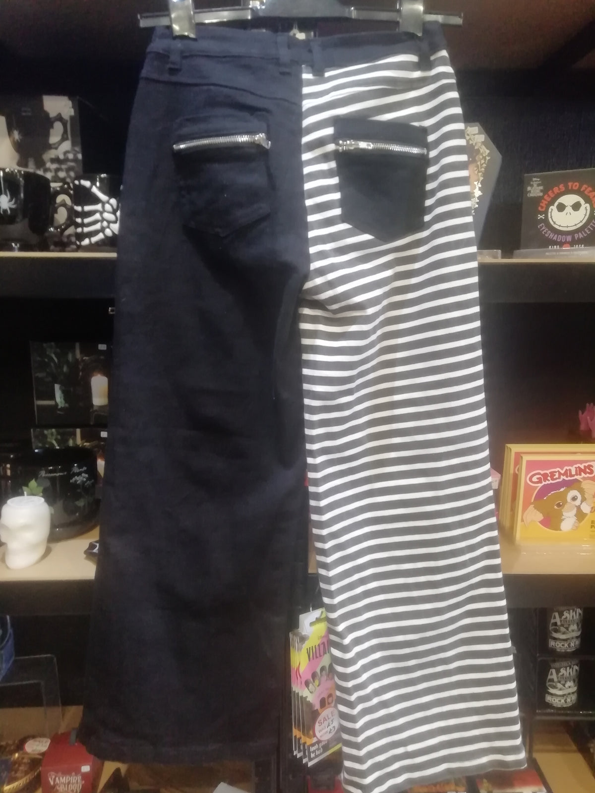 Banned Alternative Black & White Jeans