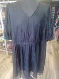 Black lace dress, size 24