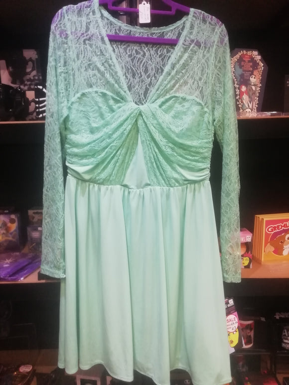 Coast green lace dress, size 12