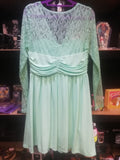 Coast green lace dress, size 12
