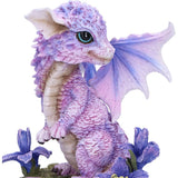Iris Flower Dragon Figurine