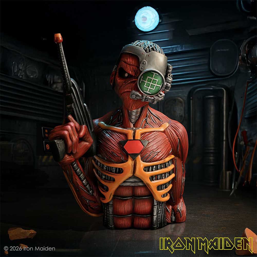 Iron Maiden Somewhere In Time Eddie Bust 29cm