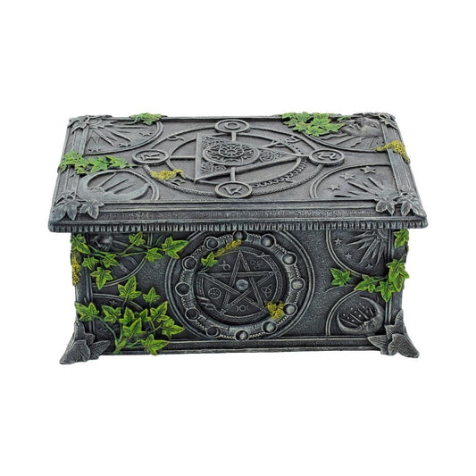 Ivy Pentagram Tarot Trinket Box