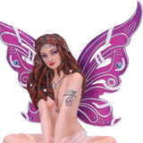 Jewelled Amethyst Fairy Figurine