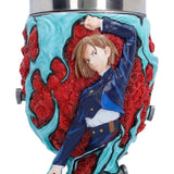 Close-up of Nobara Kugisaki artwork on the goblet