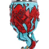 Close-up of the red rose design on the Nobara Kugisaki goblet