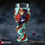 Jujutsu Kaisen Nobara Kugisaki goblet with red roses and blue energy