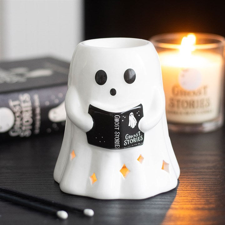 Ghost Stories ghost oil burner with book design