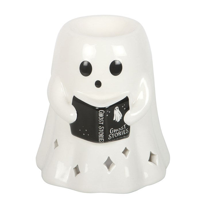 Ghost Stories ceramic ghost oil burner front view