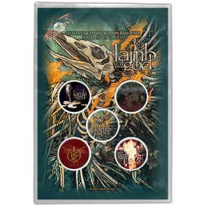 Lamb Of God Omens Button Badge Set