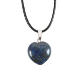 Lapis Lazuli Crystal Heart Necklace
