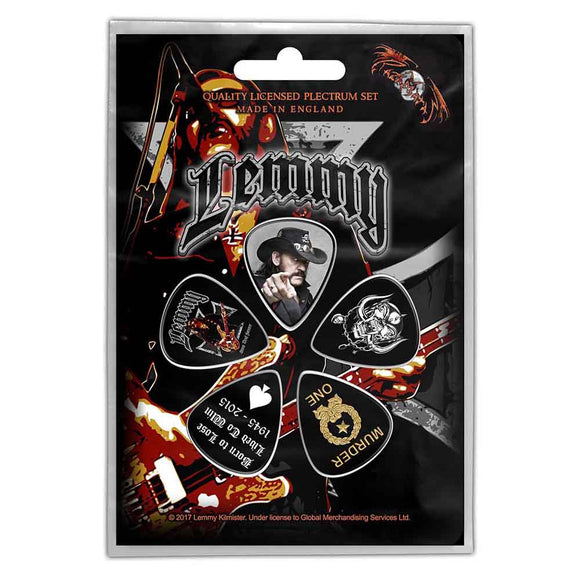 Lemmy Motorhead Plectrum Pack: Stone Death Forever