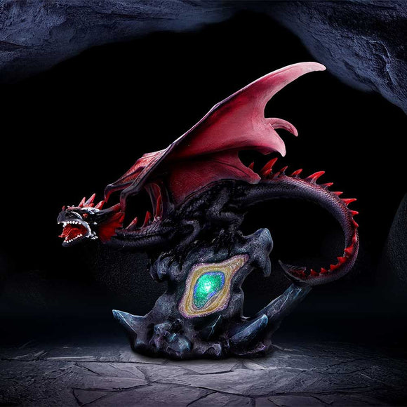 Leroux Dragon Figurine with Light Up Base