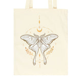 Light Luna Moth Tote Bag