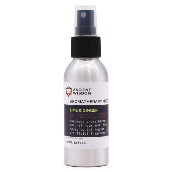 Lime & Ginger Essential Oil Room Mist