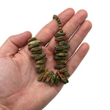 Longstone Crystal Necklace - Unakite