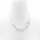 Longstone Crystal Necklace - White Jasper