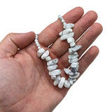 Longstone Crystal Necklace - White Jasper