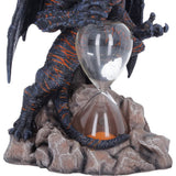 Balrog resin sculpture with removable glass sand timer