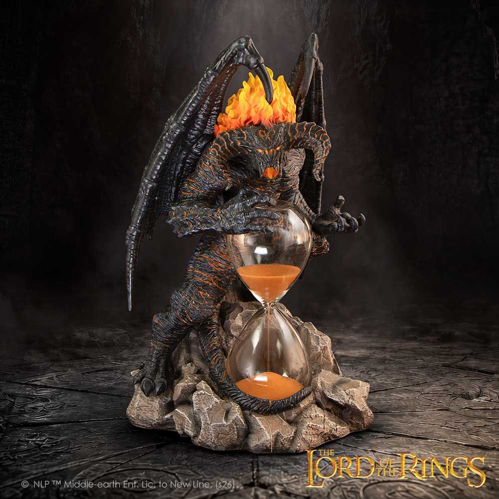 Lord of the Rings Balrog sand timer lifestyle display