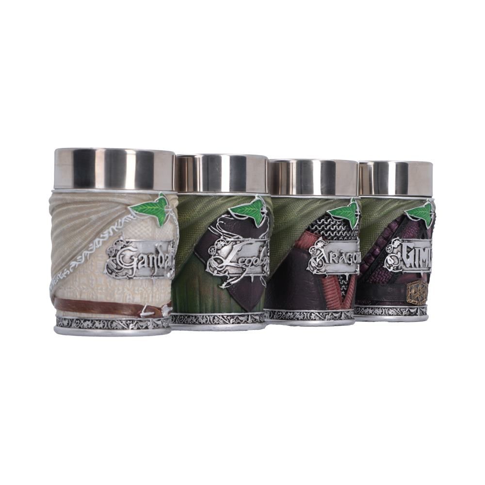 Lord of the Rings Fellowship shot glasses