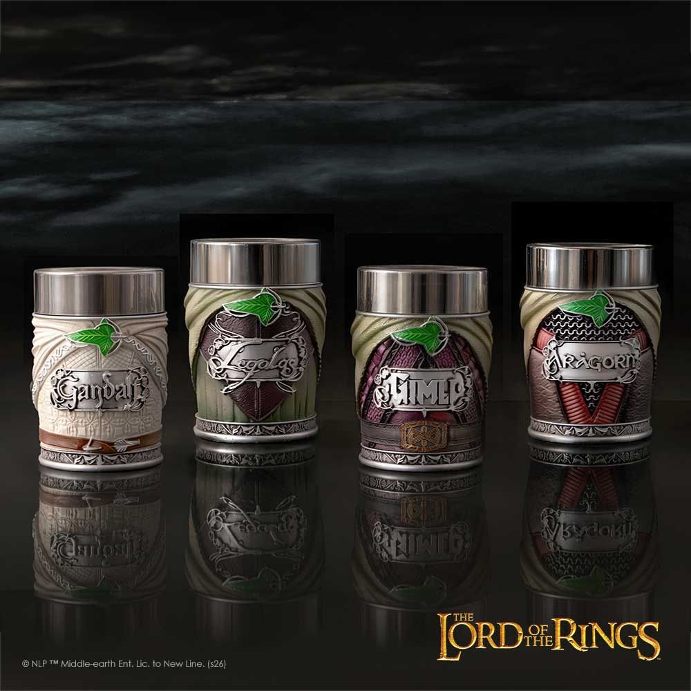 Lord of the Rings collectible shot glass set