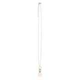 Love Rose Quartz Crystal Chip Potion Bottle Necklace