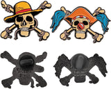One Piece - Luffy & Buggy pin badge set