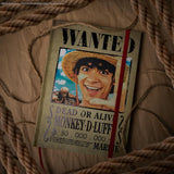 One Piece - Luffy Wanted Notebook
