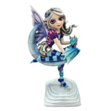Lunar Fae Moon Fairy Figurine with Dragon