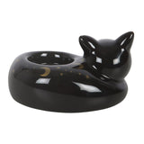Black Magick Cat Tealight Candle Holder