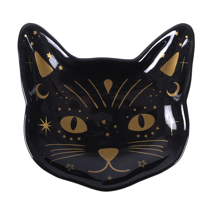 Magick Black Cat Trinket Dish