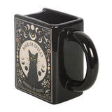 Black Cat Spell Book Mug