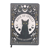 Black Cat Spell Book Notebook