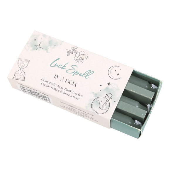 Magic Luck Green Spell Candles