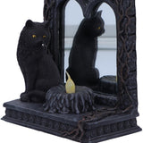 Magic Mirror Cat Figurine