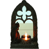 Magic Mirror Cat Figurine