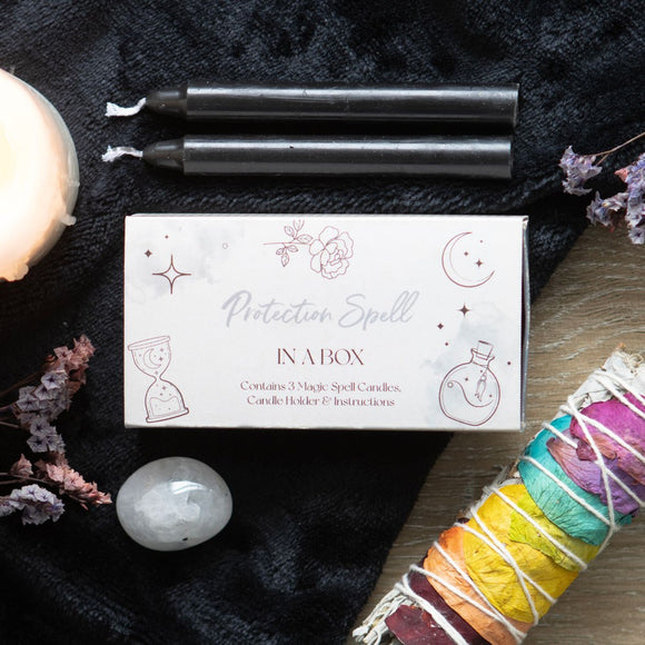 Magic Protection Black Spell Candles