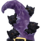 Magical Mischief Witch Black Cats Figurine