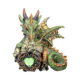 Malachite Metallic Dragon Figurine