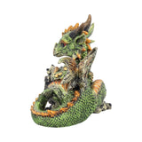 Malachite Metallic Dragon Figurine