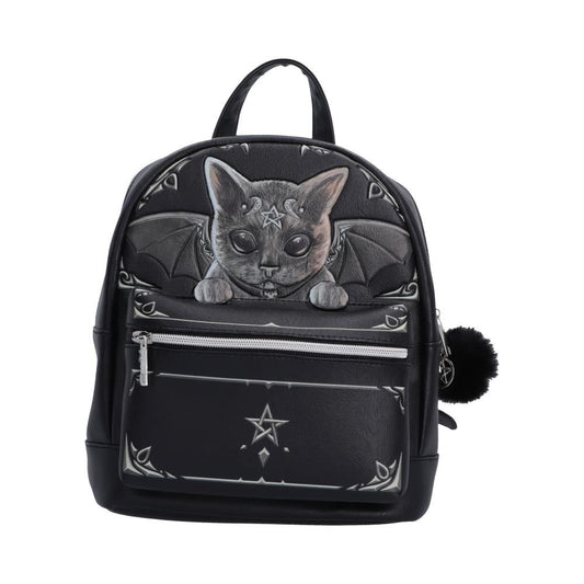 Malpuss Cult Cuties black gothic cat backpack by Nemesis Now