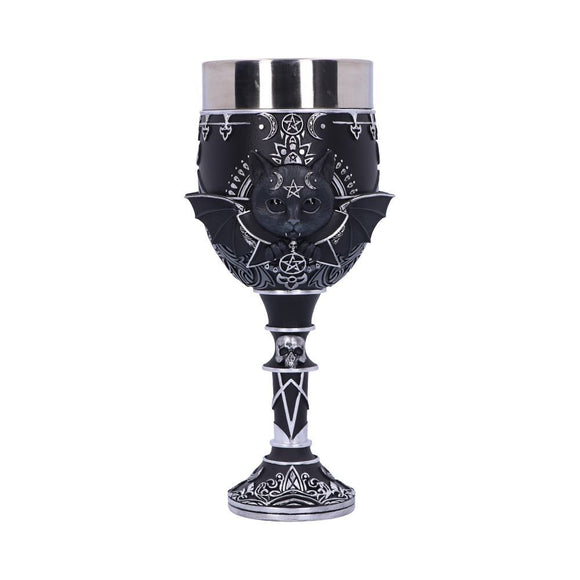 Malpuss Bat Cat Goblet