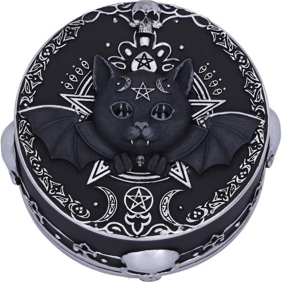 Malpuss Bat Cat Trinket Box