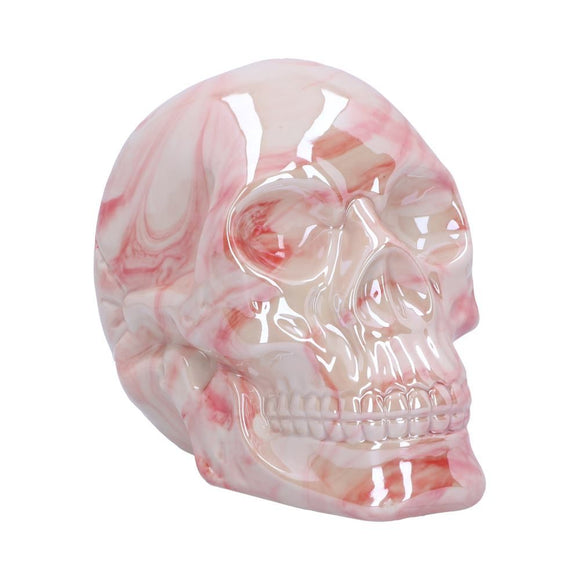 Marbellum Pink Marble Skull (Large)