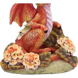 Marigold Flower Dragon Figurine