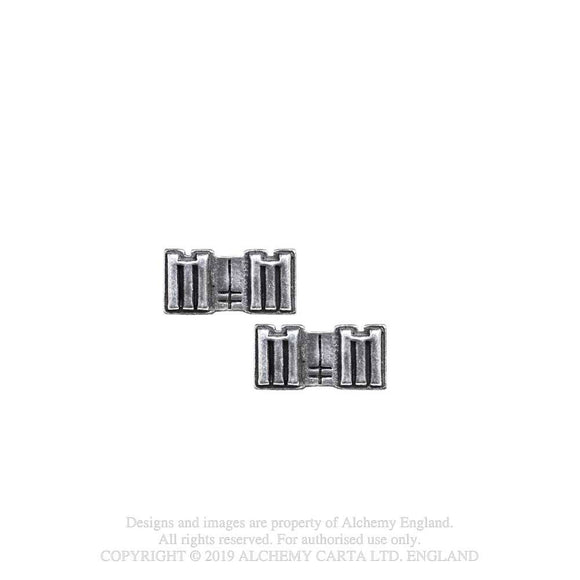 Marilyn Manson Stud Earrings