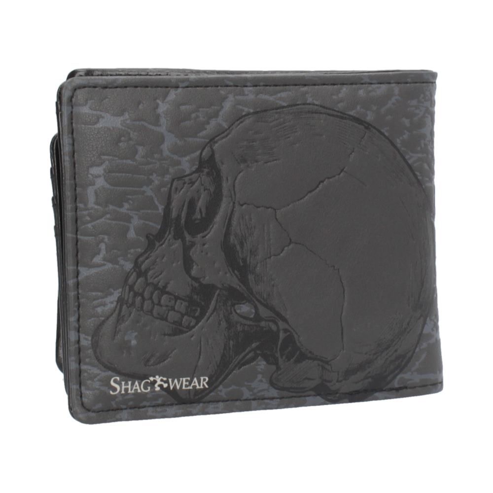 Memento Mori Black Skull Wallet